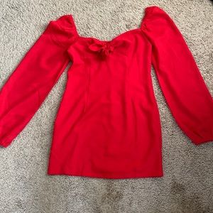 Red body icon fashion nova dress